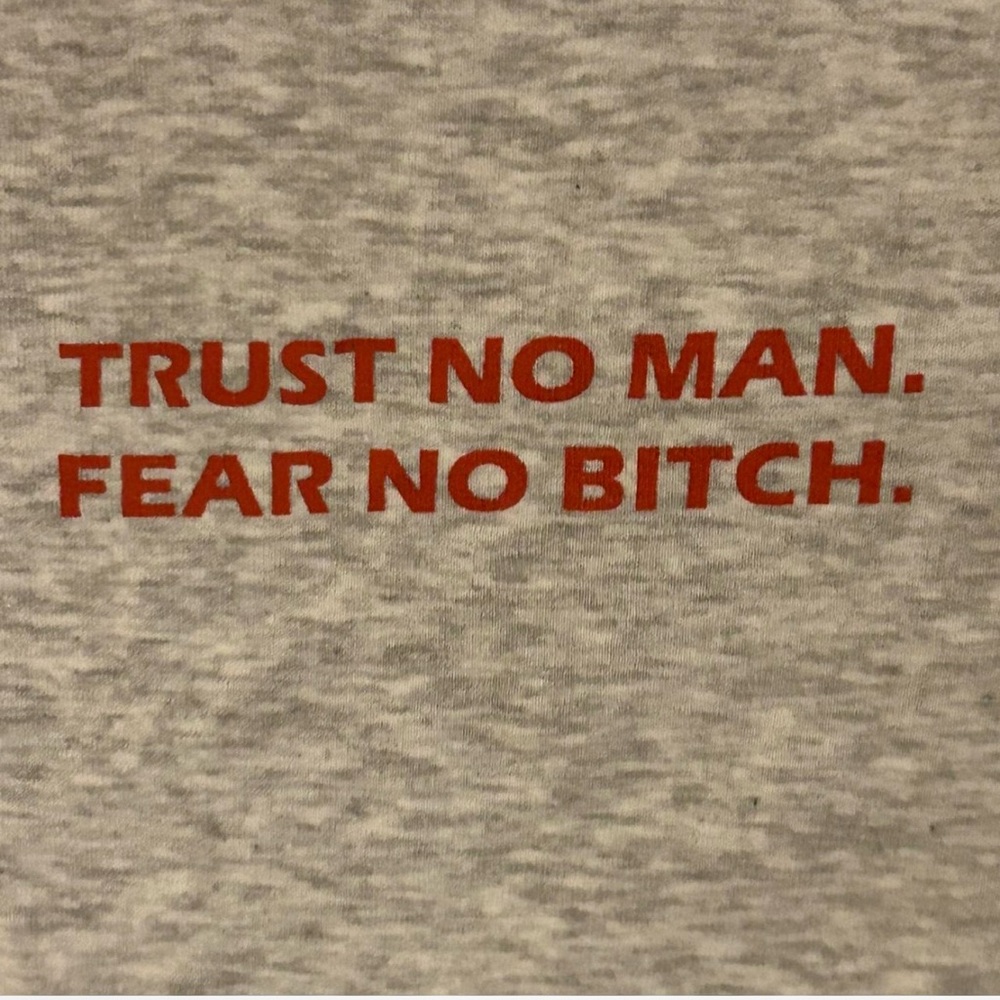 Project RUNWAY Gray Tee with Red Text - Picture 2 of 5